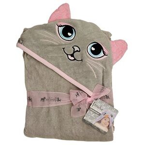 Gray Cat Hooded Towel NWT